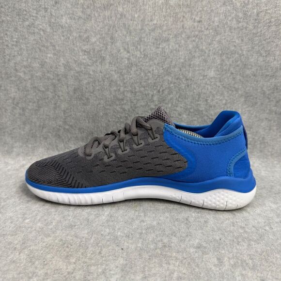 Nike Shoes Womens Size 7 Free Run Grey Blue Athletic Running Sneakers AH3451-005 - Picture 6 of 9